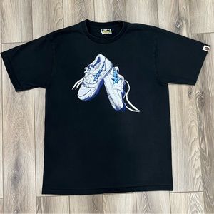 Vintage Bape ABC camo Bapesta T-shirt Medium